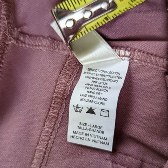 LARA FASHION Junior L Dusty Pink Pull On Skinny Jeggings - Picture 6 of 12